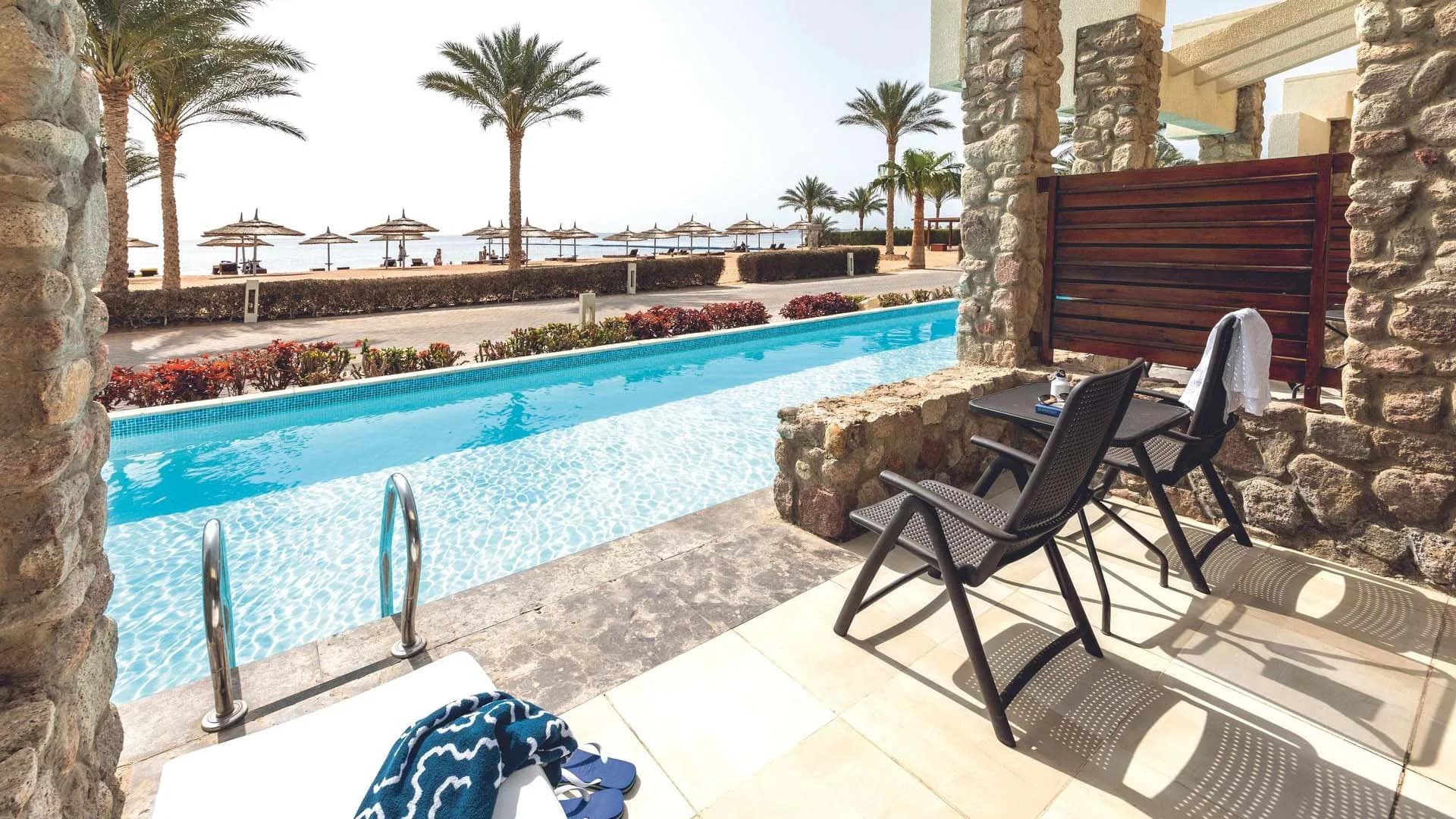De beste hotels met swim-up kamers in Egypte