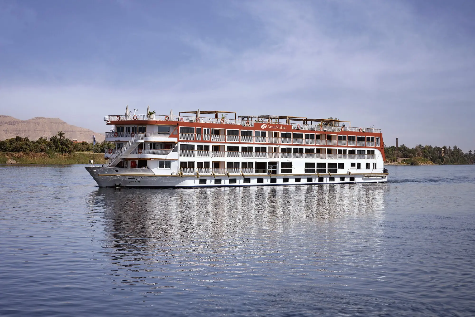 Nieuwe luxe Nijlcruise AmaNubia vaart vanaf september door Egypte